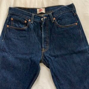 Levi’s Shrink To Fit 501.  33x36.  Actual 32x33.